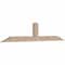 Ekena Millwork Portland Smooth Timber Gable Bracket, Douglas Fir, 96"W x 20"H x 3 1/2"D x 5 1/2"F, 5/12 Pitch GBW096X20X0406POR00SDF - alternate 3